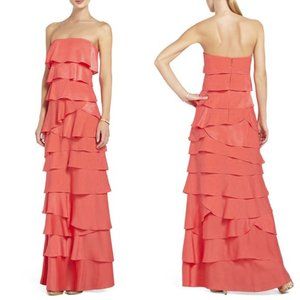 NWT BCBG MaxAzria Florence gown in Coral Reef Size 2